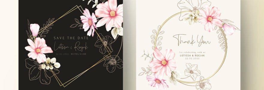 faire-part de mariage